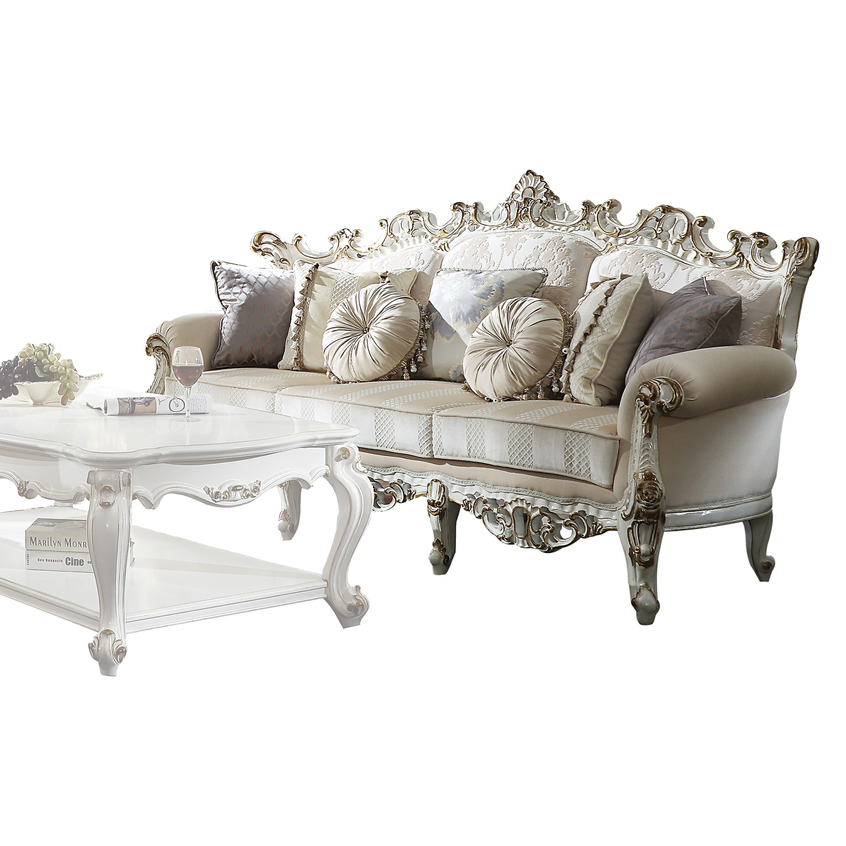 ACME Furniture Picardy II 53460 Sofa w/7 Pillows | Del Sol